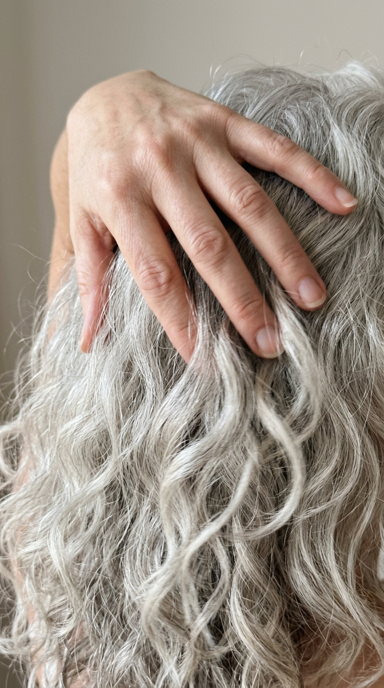 Wearing hair down again